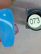 073 Blue Bell vernis à stamping - Ongles Elaine Lemay