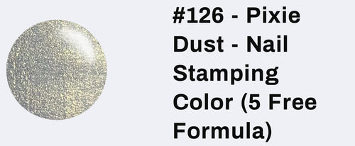 126 Pixie Dust vernis à stamping - Ongles Elaine Lemay