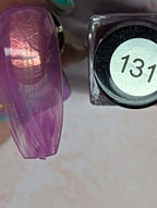 131 Pickled Beet (sheer) vernis à stamping - Ongles Elaine Lemay