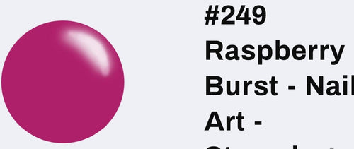 249 Raspberry Burst vernis à stamping - Ongles Elaine Lemay