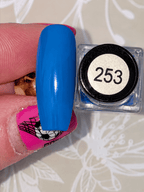 253 Blue Monday Vernis Ă stamping - Ongles Elaine Lemay