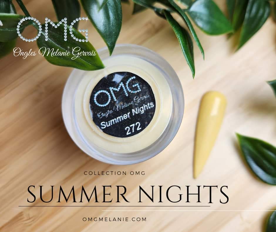 Summer nights - Ongles Elaine Lemay