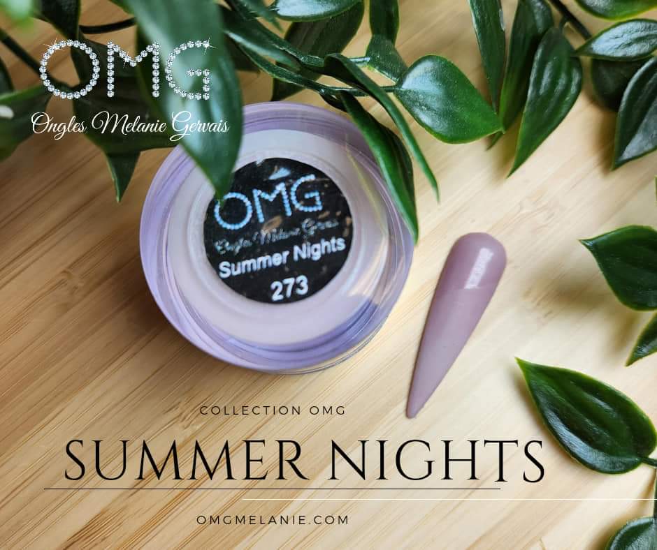 Summer nights - Ongles Elaine Lemay