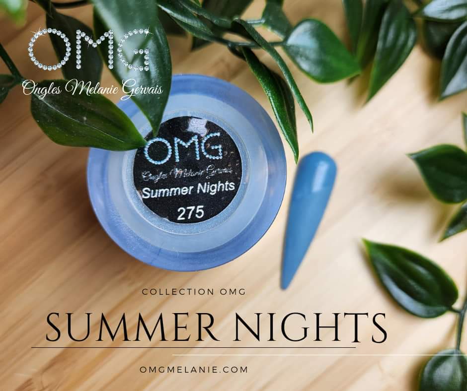 Summer nights - Ongles Elaine Lemay