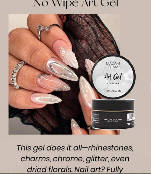 No Wipe Art Gel - Ongles Elaine Lemay