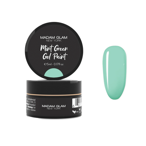 Minty Green Gel paint