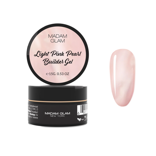Builder Light Pink Pearl gel en pot 15g