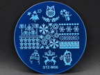 Plaque de stamping Noël STZ M06