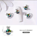 PlanĂšte vert/mauve ab (paquet de 10) - Ongles Elaine Lemay