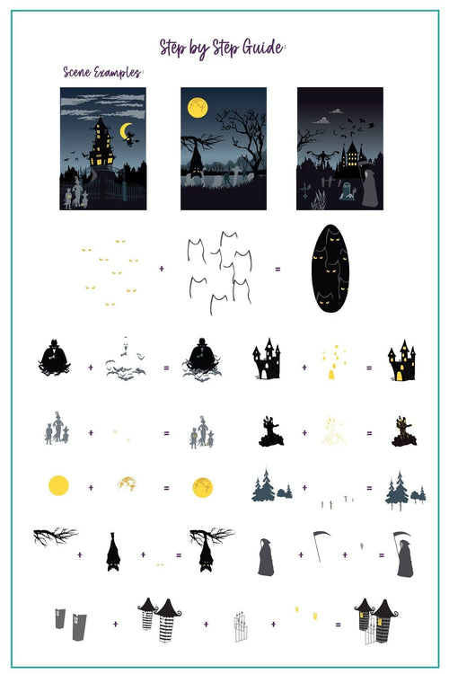 CJS-H-98 Halloween Silhouettes - Ongles Elaine Lemay