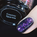 Cosmic Sparkle - Ongles Elaine Lemay