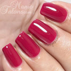 Raspberry Explosion - Ongles Elaine Lemay