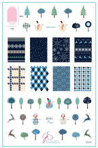 CJS-324 Patterned Winter - Ongles Elaine Lemay