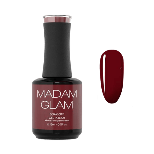 Deep Burgundy - Ongles Elaine Lemay