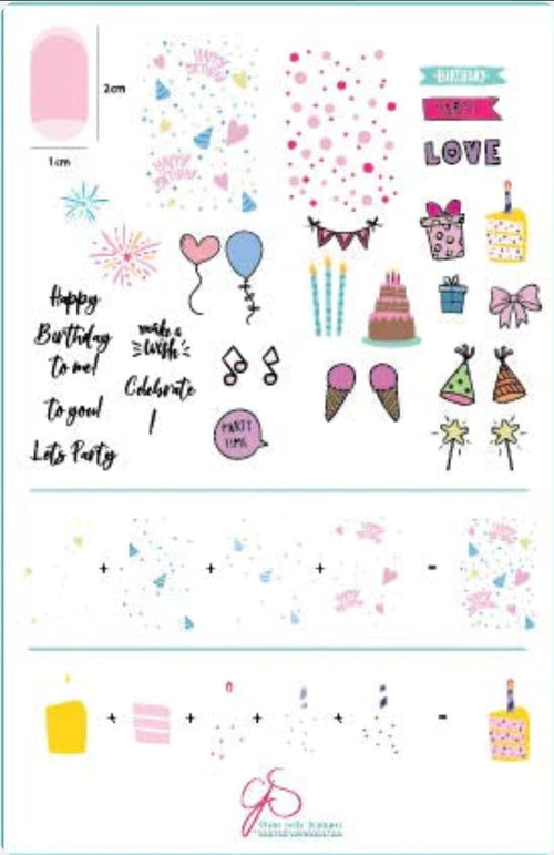 CJS-H-34 Party Time - Ongles Elaine Lemay