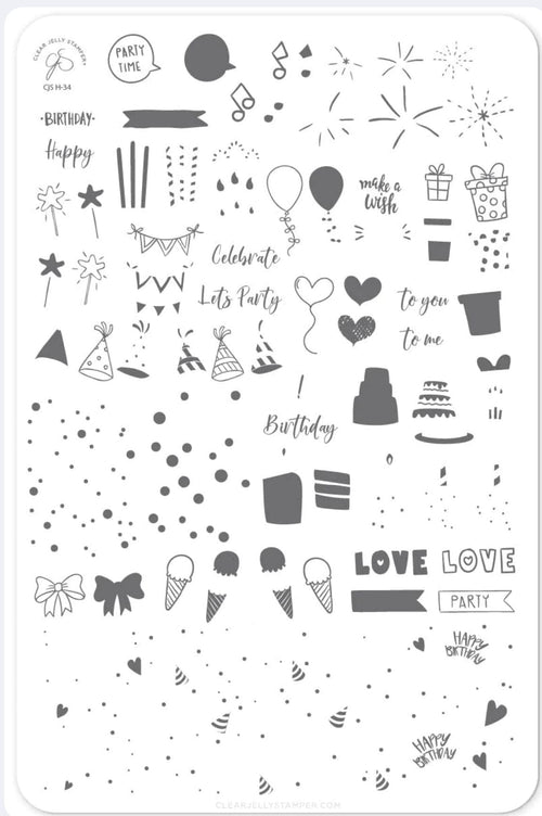 CJS-H-34 Party Time - Ongles Elaine Lemay