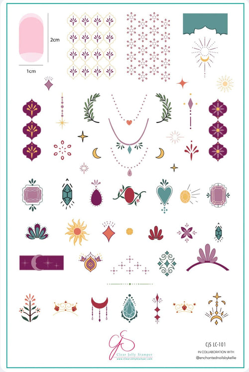 CJS-LC-101 Enchanted Gems - Ongles Elaine Lemay