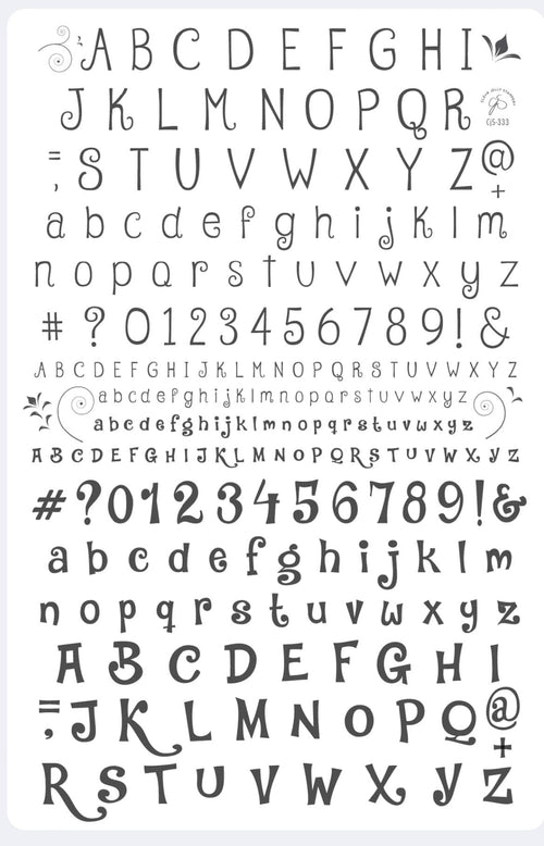 CJS-333 Alphabet Jungle Boogie - Ongles Elaine Lemay