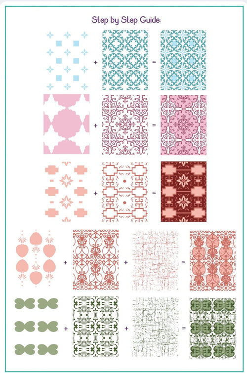 CJS-338 Full nail FAB - Blissful Baroque - Ongles Elaine Lemay