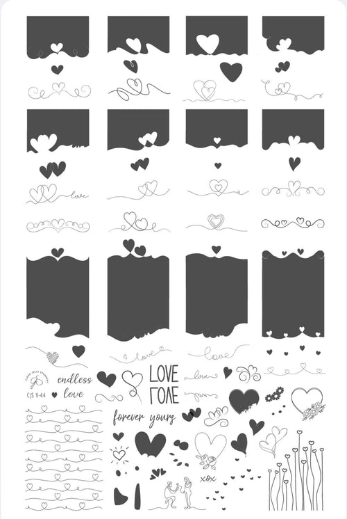 CJS-V-44 Forever yours - Ongles Elaine Lemay