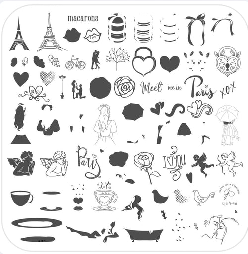 CJS-V-46 Meet me in Paris - Ongles Elaine Lemay