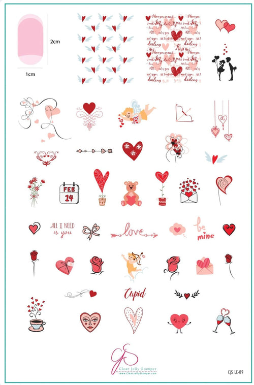 CJS-LE-09 Cupidâs Crush - Ongles Elaine Lemay