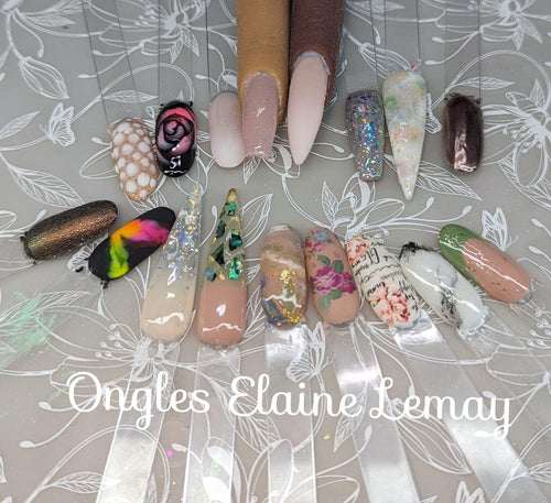 Atelier de vernis gel - Ongles Elaine Lemay