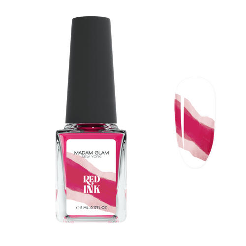 Red / rouge - Ongles Elaine Lemay