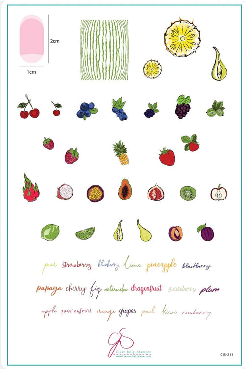 CJS-211 Fruit Cocktail Tropical Sensation - Ongles Elaine Lemay