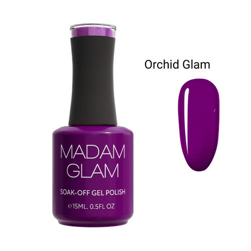 Orchid Glam - Ongles Elaine Lemay