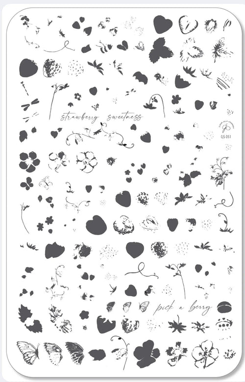 CJS-351 Strawberry Sweetness - Ongles Elaine Lemay