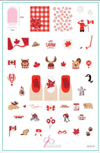 CJS-H-113 Happy Canada Day! - Ongles Elaine Lemay