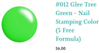 #012 Glee Tree Green vernis à stamping - Ongles Elaine Lemay