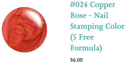 #024 Copper Rose - Ongles Elaine Lemay