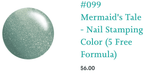 #099 Mermaids Tale vernis à stamping - Ongles Elaine Lemay