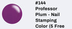 #144 Professor Plum vernis à stamping - Ongles Elaine Lemay