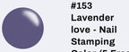 #153 Lavender Love vernis à stamping - Ongles Elaine Lemay