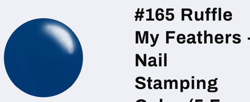 #165 Ruffle my Feathers vernis à stamping - Ongles Elaine Lemay