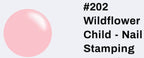 #202 Wildflower Child vernis à stamping - Ongles Elaine Lemay