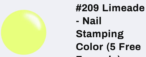 #209 Limeade vernis à stamping - Ongles Elaine Lemay