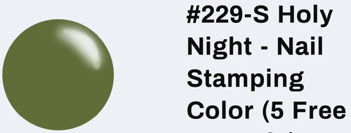#229-S Holy night (sheer) vernis à stamping - Ongles Elaine Lemay