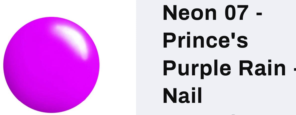 #N07 Prince’s Purple Rain - Ongles Elaine Lemay