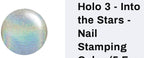 Holo #03 Into the Stars vernis à stamping - Ongles Elaine Lemay