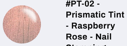#PT-02 Raspberry Rose vernis à stamping - Ongles Elaine Lemay