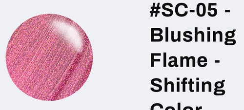 #SC-05 Blushing Flame vernis à stamping - Ongles Elaine Lemay