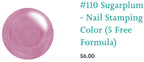 #110 Sugarplum vernis à stamping - Ongles Elaine Lemay