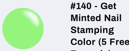 #140 Get Minted vernis à stamping - Ongles Elaine Lemay