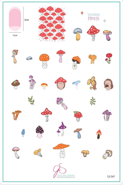 CJS-369 Mushroom Forest - Ongles Elaine Lemay