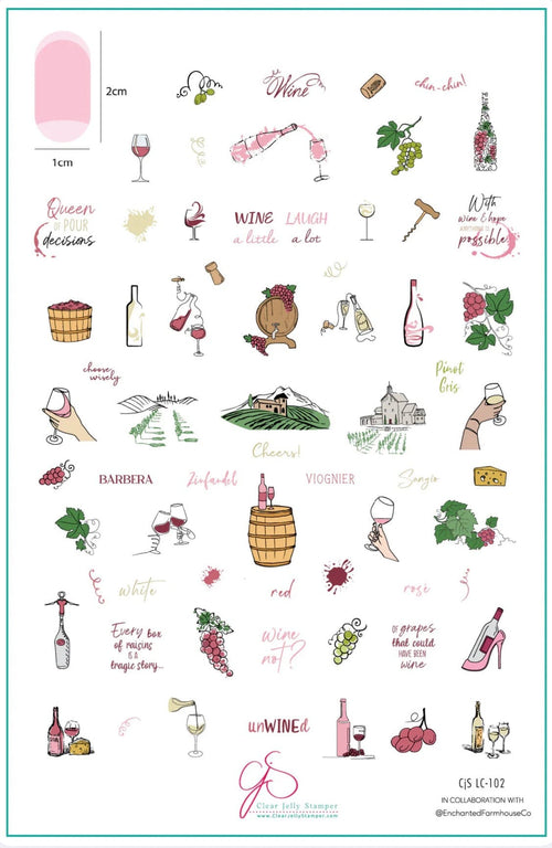 CJS-LC-102 Whatâs in your glass - Ongles Elaine Lemay