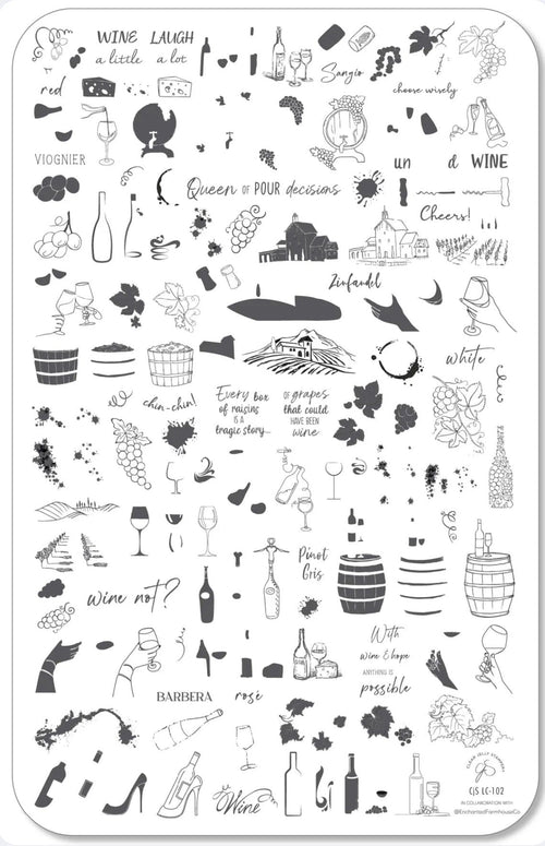 CJS-LC-102 Whatâs in your glass - Ongles Elaine Lemay